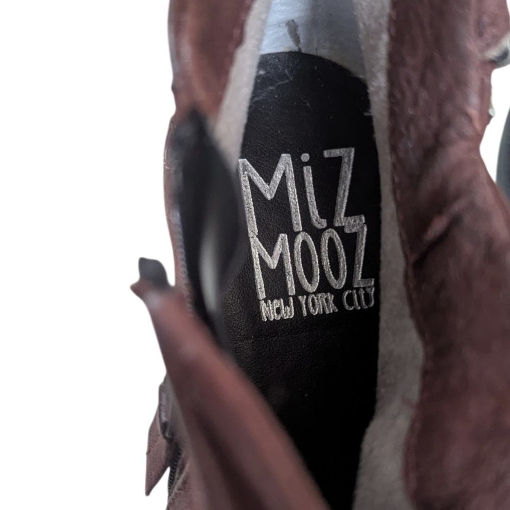 Miz Mooz Rich Brown Combat Boots - Picture 6 of 7